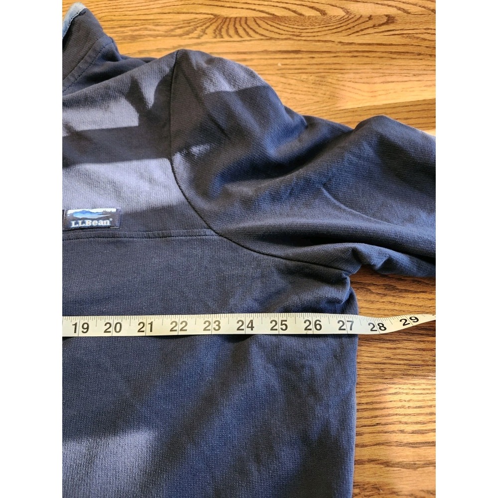 LL Bean Womens Soft Cotton‎ Rugby 1/4 Button Henley Long Sleeve Shirt 3XL - Picture 6 of 9